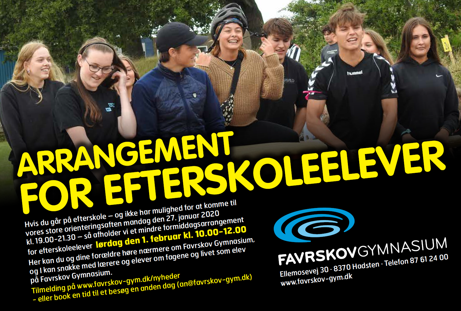 Efterskoleannonce 2020